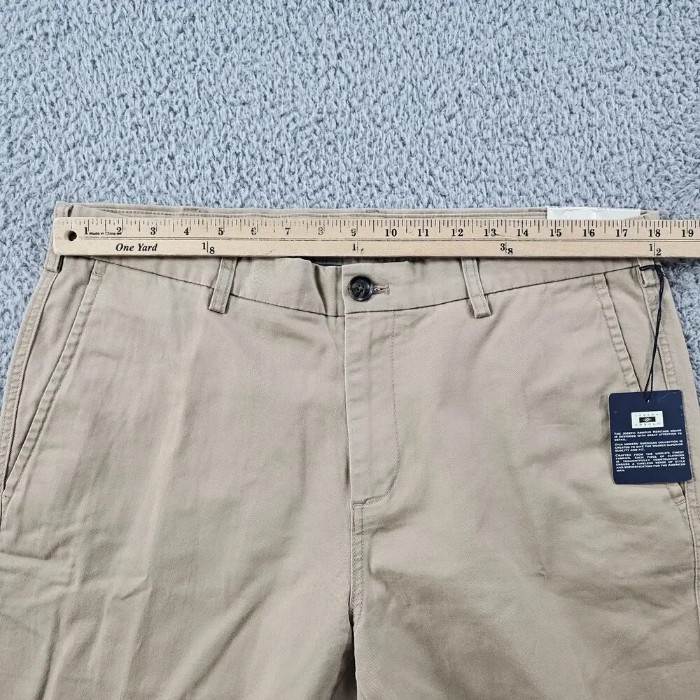 Joseph Abboud Pants Mens 36x31 Khaki Heritage Chino Comfort Stretch Golf Casual